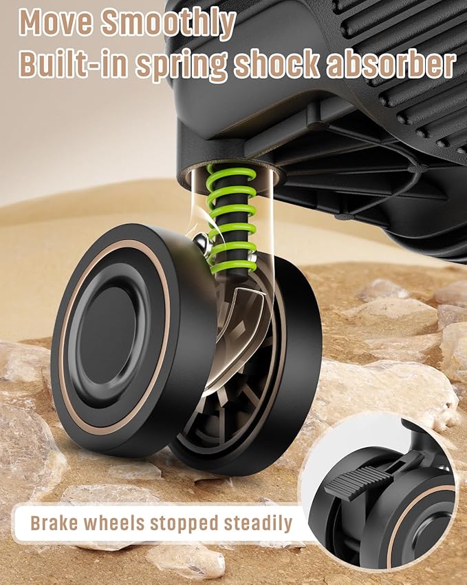 Joyway Luggage Sets 2 Piece, 22 Inch Carry On Luggage and 26 Inch Trunk Checked Luggage with Cup Holder, Lightweight Hardside Suitcase with Pressure-resistant Frame, Shock Absorbing Wheel and TSA Lock