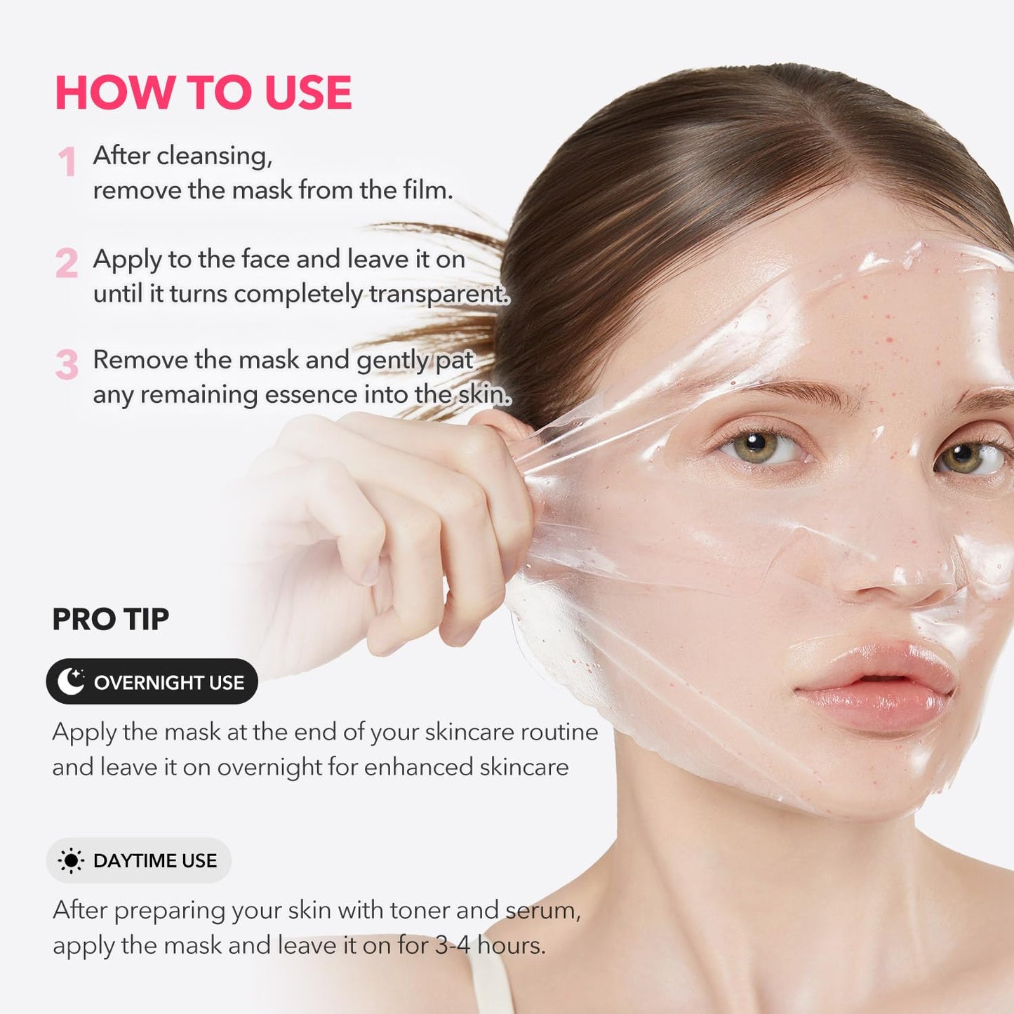 APRILSKIN TXA Pink Capsule Gel Mask | Overnight Face Mask for Glass Glow Skin I 99% High-Purity Tranexamic Acid 3 for uneven skin tone I Elasticity, Hydrating and Firming I Korean Skincare I 30g x 4ea