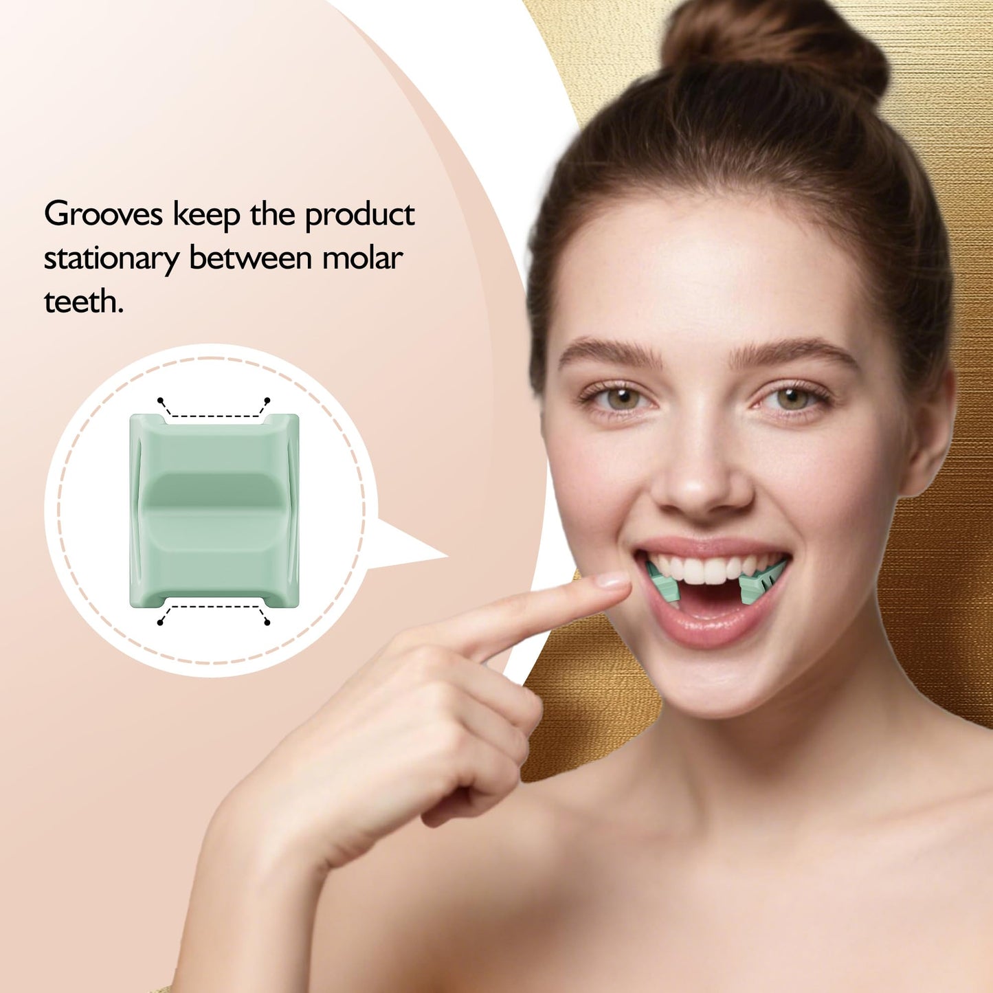 Azrra Jaw Exerciser for Women & Men, 4 Resistance Levels (8pcs) Jawline Shaper Exerciser, Jaw Trainer Double Chin Eliminator for Jawline Face Toning & Strengthening