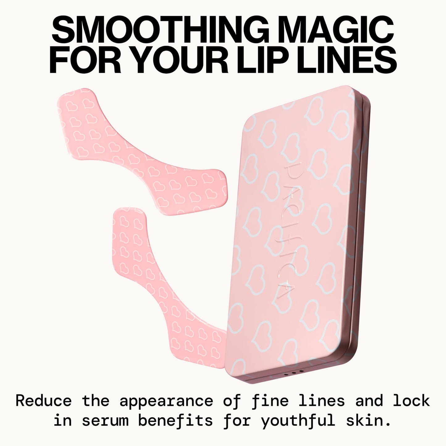 Pacifica Beauty Reusable Lip Line Mask, Skincare, Silicone Mask, For Fine Lines and Wrinkles, Lift and Firm, Pair with Serum, Storage Tin Included, Skin Care, Face Masks Skincare, Vegan, 2 Pieces