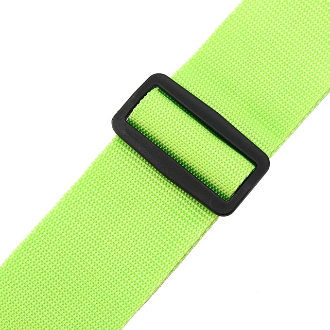 20 Pack 78 x 2 Inches Luggage Straps for Suitcases, Adjustable Suitcase Belts with Quick Release Buckles, Heavy Duty Travel Straps Packing Straps for Luggage, Suitcases, Green