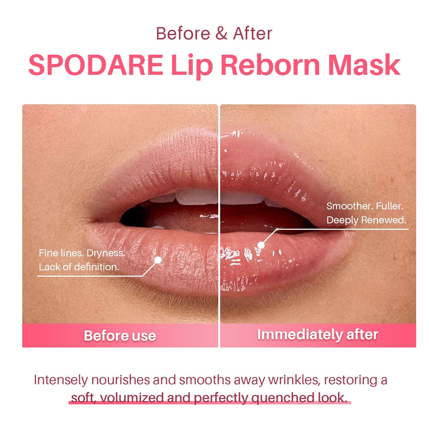 SPODARE Blueberry Lip Sleeping Mask Overnight -Original Dual-Color Lip Balm for Softer and Smoother Lips, Intensive to Nourish and Hydration Reduce Fine Lines for Dry Cracked Skin - 0.42 Fl Oz