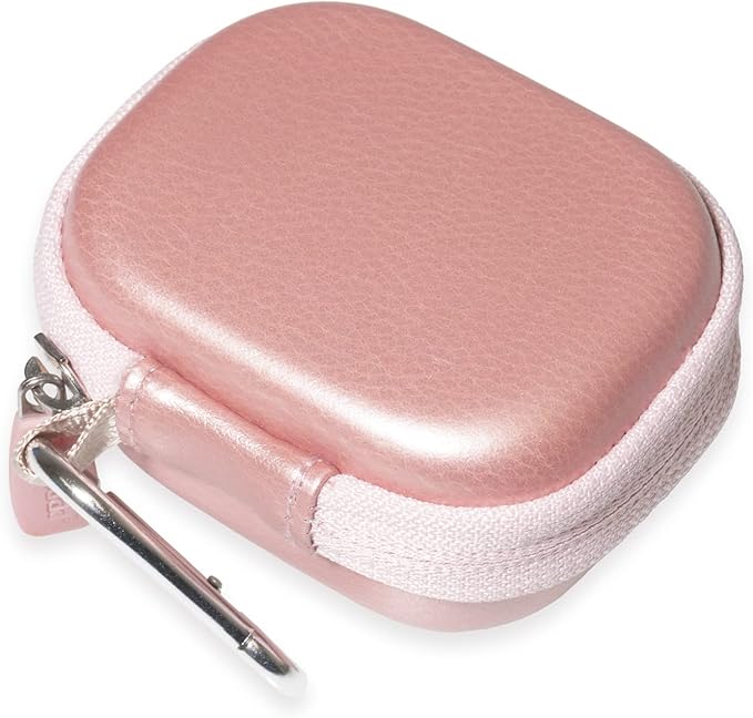 CaseSack Case for King Lucky i121 Clip on Earbuds Open Ear Wireless Bluetooth 5.4 Headphones (Rose Gold)