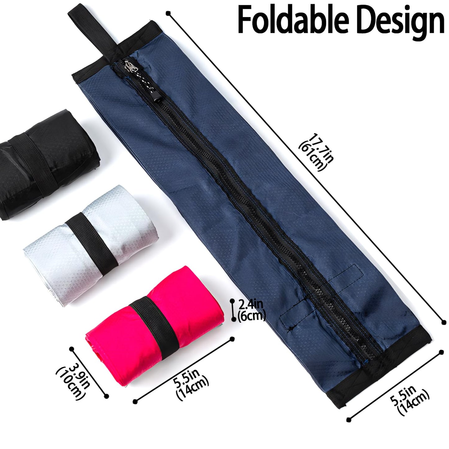 CAFINY Ultra Lightweight Waterproof Small Hiking Backpack,Packable, Foldable Collapsible For Beach, Camping And Gym,Small Gym Bag, Casual daypacks, Travel Backpack, (Black)