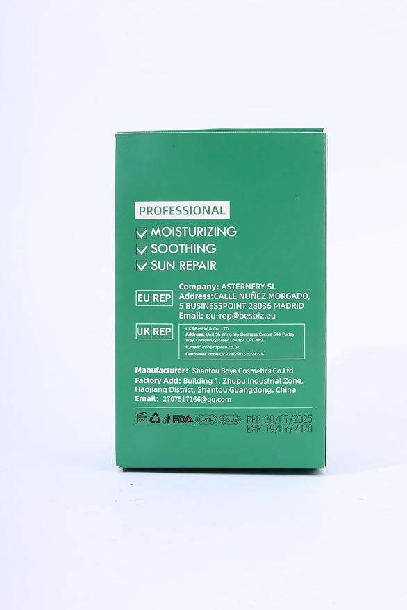 30 Pack Natural Aloe Vera Gel -99% Pure Moisturizing Aloe Vera, Soothing and Hydrating, Sunburn and Scar Repair, Portable Travel Size, After Sun Care for Face Body Hair