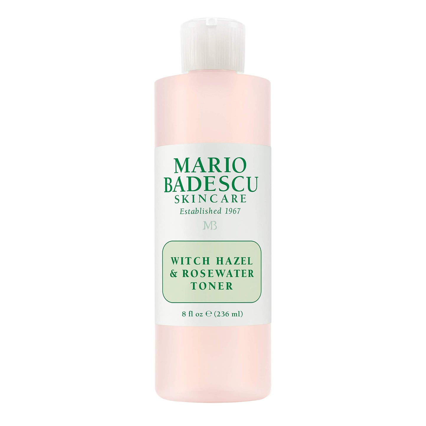 Mario Badescu Witch Hazel & Rosewater Toner for All Skin Types |Alcohol Free Facial Toner that Clarifies and Rejuvenates |Formulated with Witch Hazel & Rose Extract| 8 FL OZ