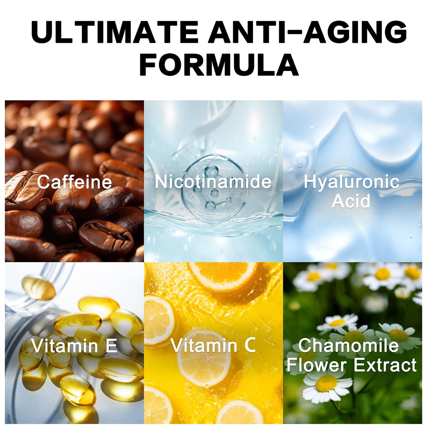 LAVONE Face Moisturizer Moisturizer Face Cream for Women and Men with Caffeine, Hyaluronic Acid, Vitamin E/C | Daily and Night Facial Moisturizer | For Dry, Oily, Sensitive, and Acne-Prone Skin