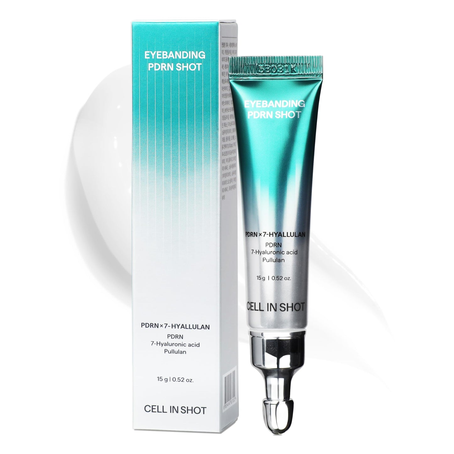 CELL IN SHOT Eyebanding PDRN Shot – Eye Area Firming and Wrinkle Care – Eye Cream for Elasticity and Hydration Around the Eyes, 0.52 fl.oz (15ml)