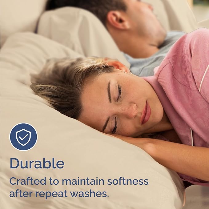 Bulk Case Pack of 16 Sheet Sets - (16) Complete Twin Size Sheet Sets with Deep Pockets - Wholesale Bulk Bedding for Hotels, Spas & Airbnbs - Breathable, Cooling, Soft & Wrinkle Free - (Twin, Wheat)