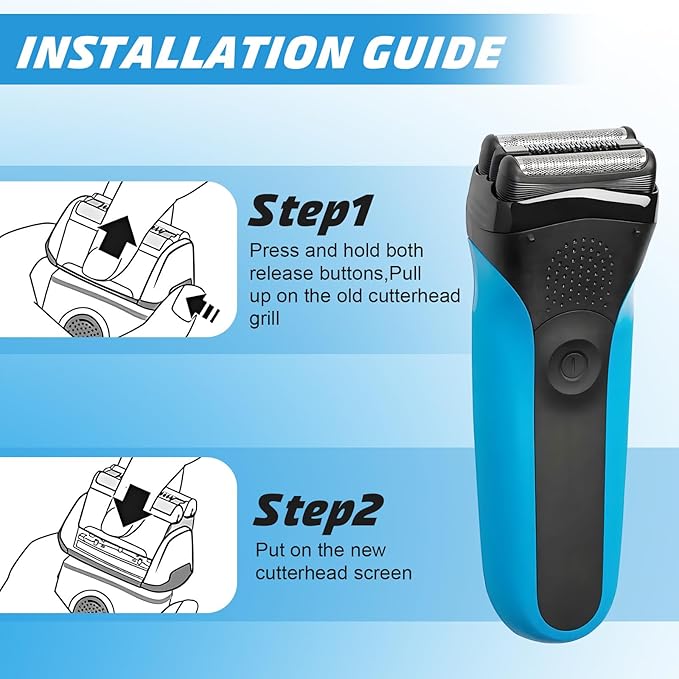 32B Shaver Replacement head Compatible with Braun 30 series shaver 301S, 310S,