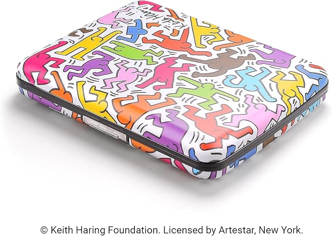 Aluminum wallet, Large capacity with metal lock, RFID Protection against fraud and demagnetization, Smart Case OSLO Large model