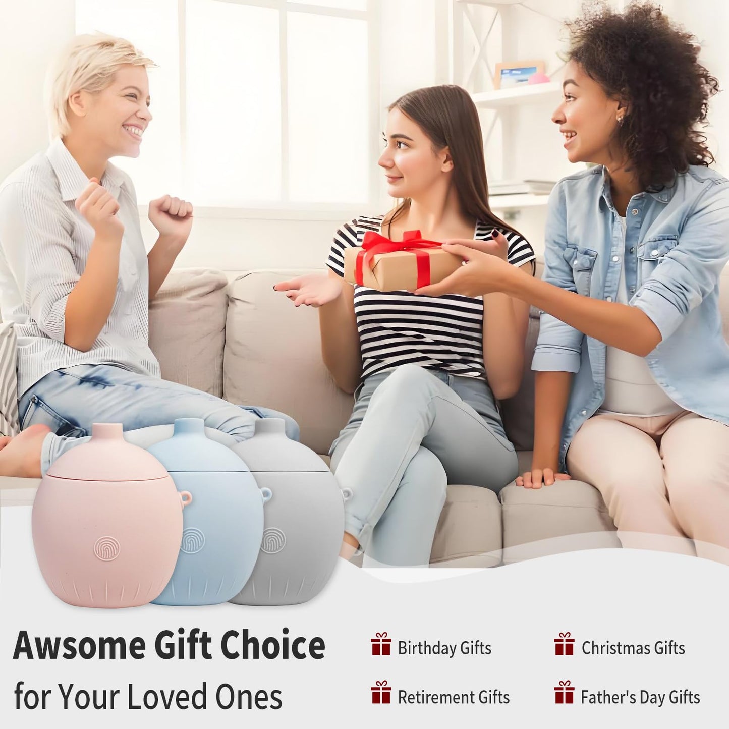 Inflatable Travel Pillow Portable Quickly Inflated Neck Pillows Washable Camping Pillow Headrest Sleep for Airplane Car Buses Trains Home Office Napping Traveling Essentials (Gray)