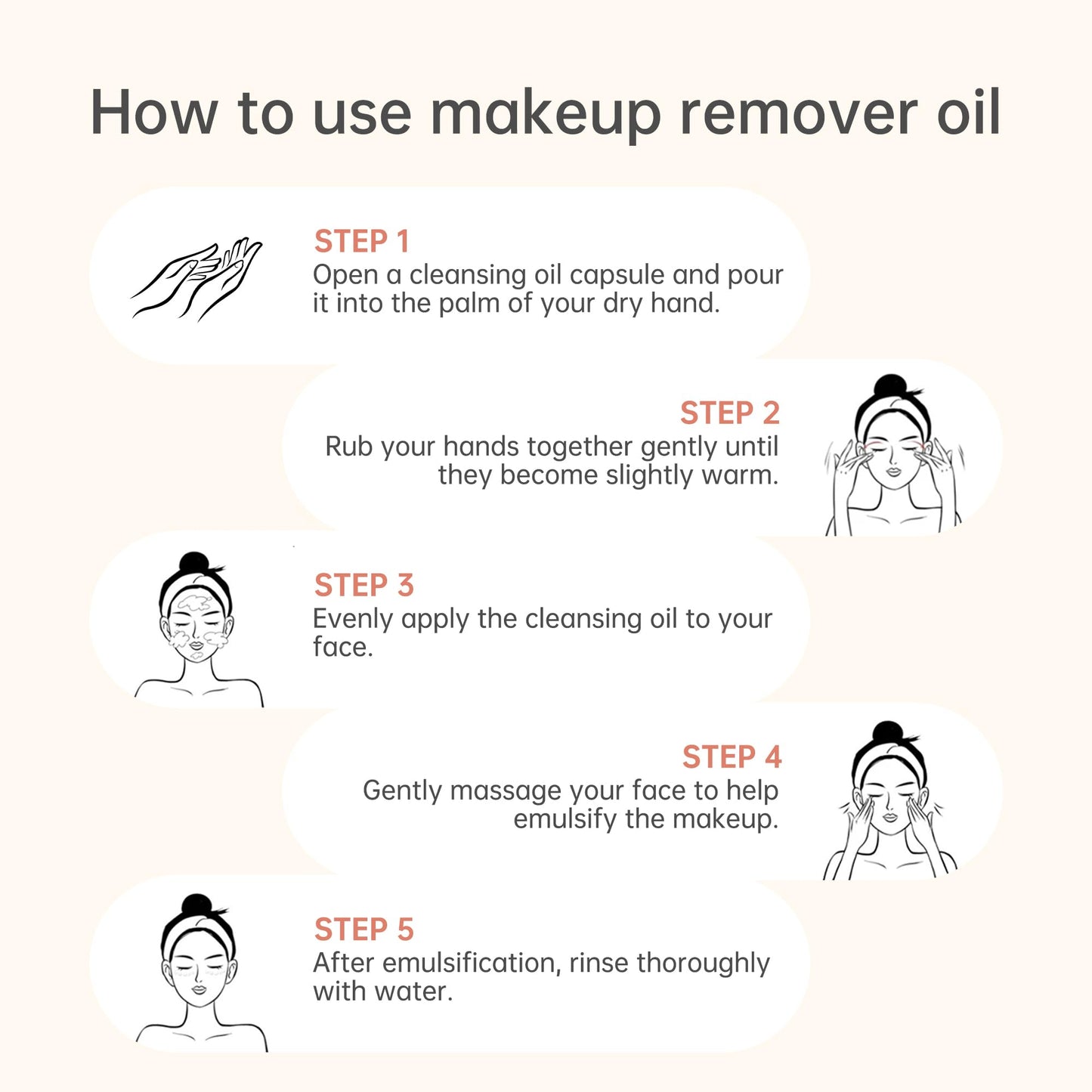 Loffeyo 20PCS Travel Cleansing Oil Makeup Remover, Individually Mini Size Packaged Units, Moisturizing Pomegranate Seed, Travel Essential