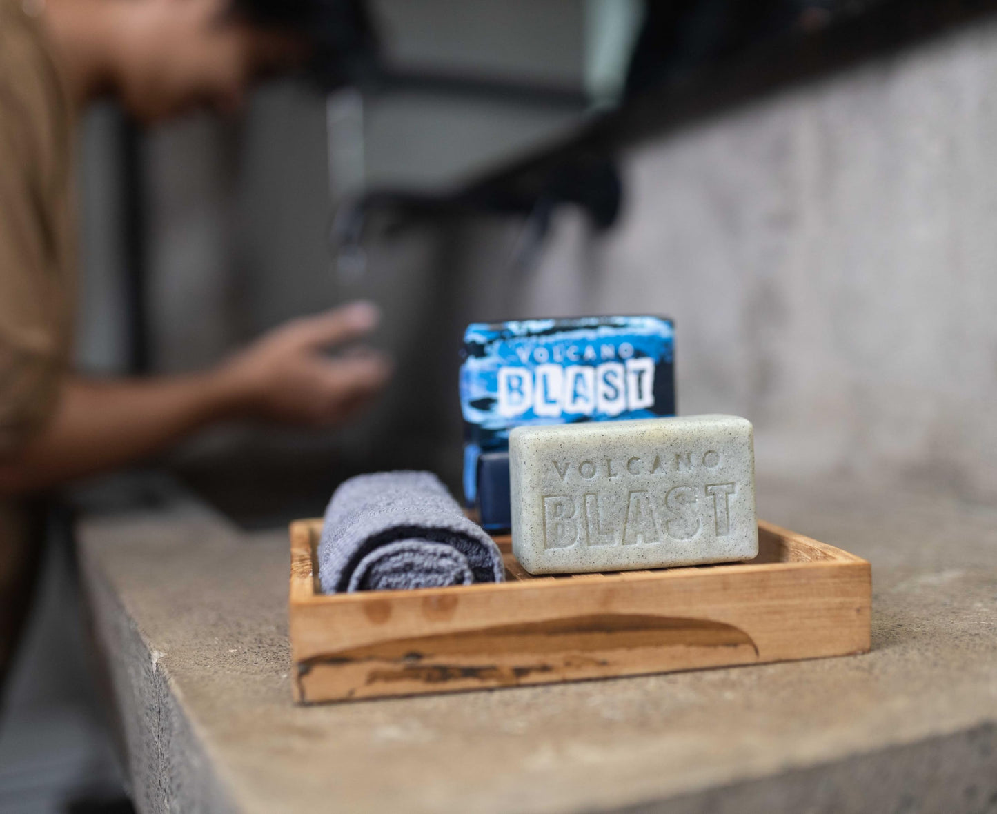 Bali Soap - Volcano Blast - Scrubby Lava Exfoliating Heavy Grit Volcanic Hand & Body Soap - Natural Glycerin & Moisturizing Oils, 7 Oz