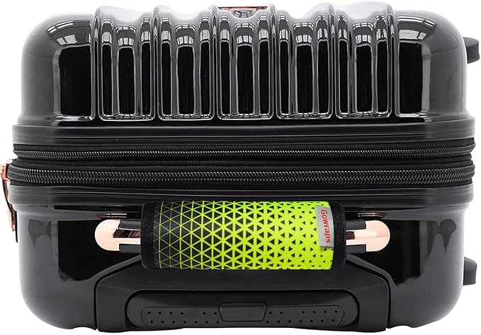 5 Pack Neoprene Luggage Handle Wraps for Suitcase Travel Luggage Tags/Identifiers/Marker/Grips (2.0 Version) (Triangle)