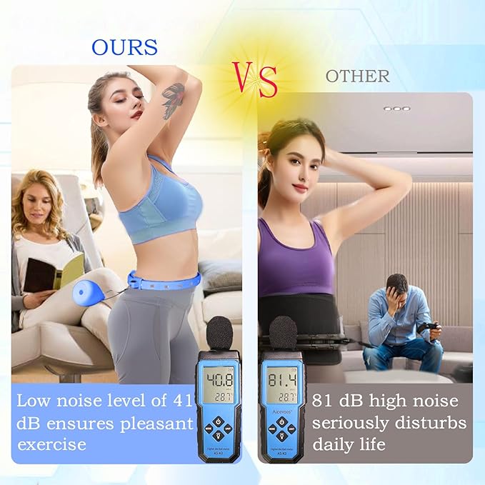 2025 New Silent Smart Weighted Fitness Hoop, Weighted Hula Circle Hoops for Adults Weight Loss,18 Detachable Links Waist 30"- 50", Exercise Hula for Women & Men