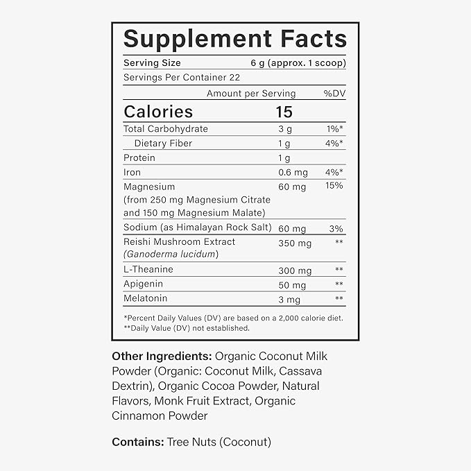 Beam Dream Sleep Powder, L-Theanine, Apigenin, Reishi and Magnesium, Third Party Tested Natural Sleep Aid & Sleep Supplement for Deep Sleep, Relaxation and Recovery, Natural Sleep Support, 22 Servings