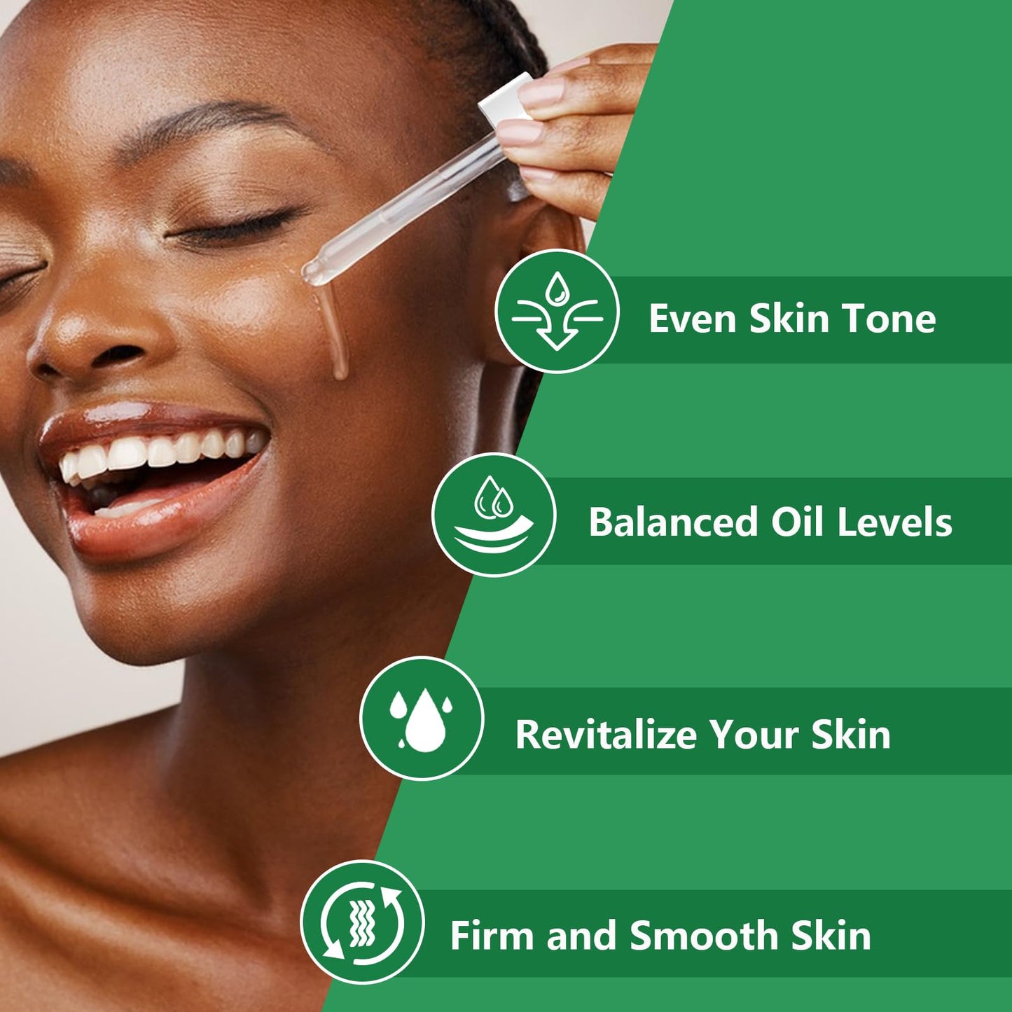 3 Pack 5% Niacinamide Serum with 4% Tea Tree Extracts & 1% Centella Asiatica Extracts for Hydration and Even Tone (1fl.oz/30ml Each)