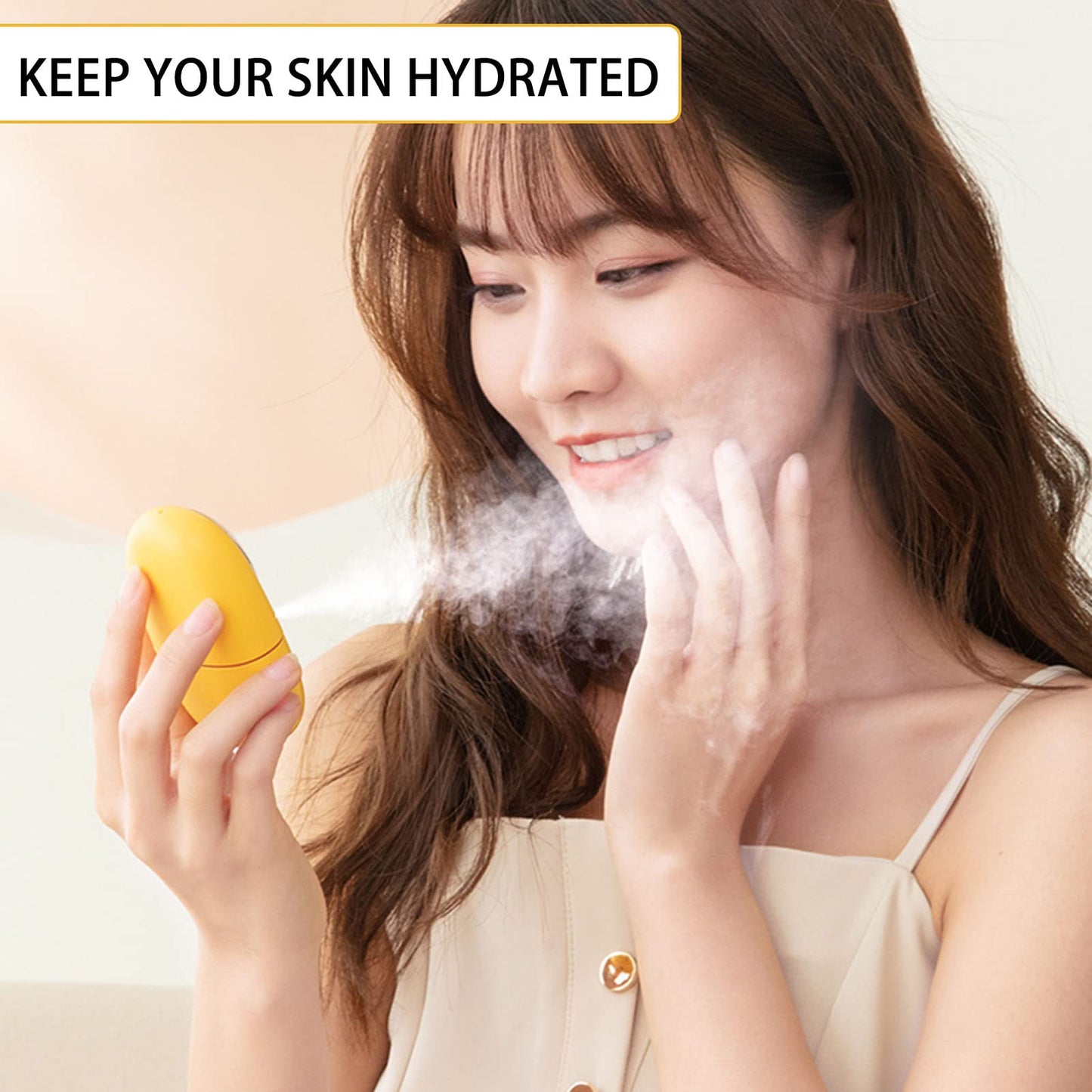 Cute Animal Mist Sprayer USB Rechargeable Mini Eye Face Humidifier 35ml 500mah for Travelling (4#)