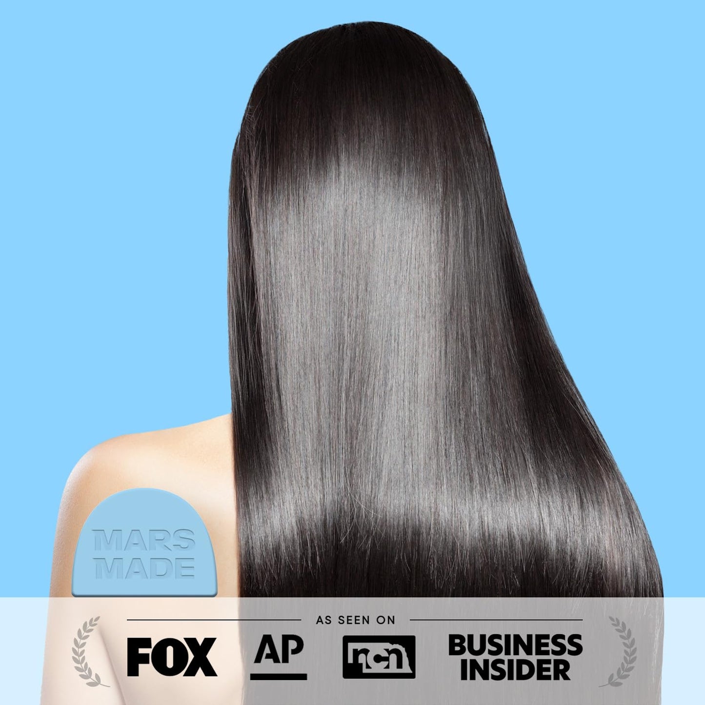 MARS MADE Rosemary Conditioner Bar - Soothing & Stimulating Natural Deep Conditioner for All Hair Types - Hair Growth Moisturizing Cleansing Solid Soap Bar Zero Waste, No Animal Trials 3.5 oz