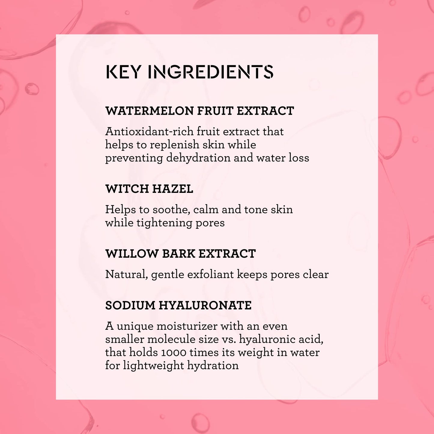 Bliss What a Melon Replenishing Watermelon Hyaluronic Acid Toner - 7 Fl Oz - Witch Hazel & Willow Bark - Hydrates, Refreshes and Energizes Tired Skin - Clean - Vegan & Cruelty-Free