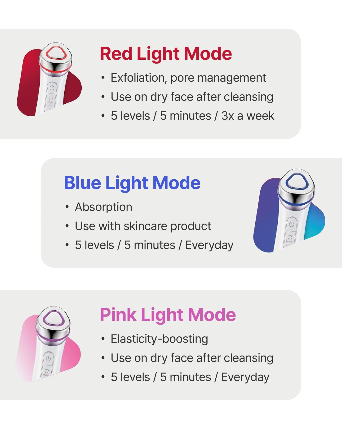 Centellian 24 Madeca Prime Facial Toning Device - 3-in-1, Glowing Glass Skin, Better Absorption, Ultra Light. Microcurrent, Premium Korean Skin Care.