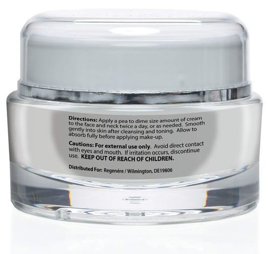 Regenere Advanced Facial Complex- Clinically Proven Skincare Technology- Face Firming Peptides- Anti-Aging Skincare Formula- Diminish Wrinkles and Fine Lines