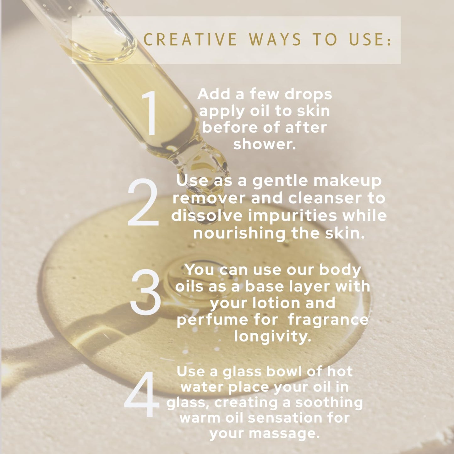 Simplee Bee Nourishing After Shower Oil for Self Care & Radiant Skin | Face, Body & Hair Oil | Body Oil Blend For Sensitive Skin & Anti- Aging | Travel-Size | Rose, Sandalwood & Geranium Scent