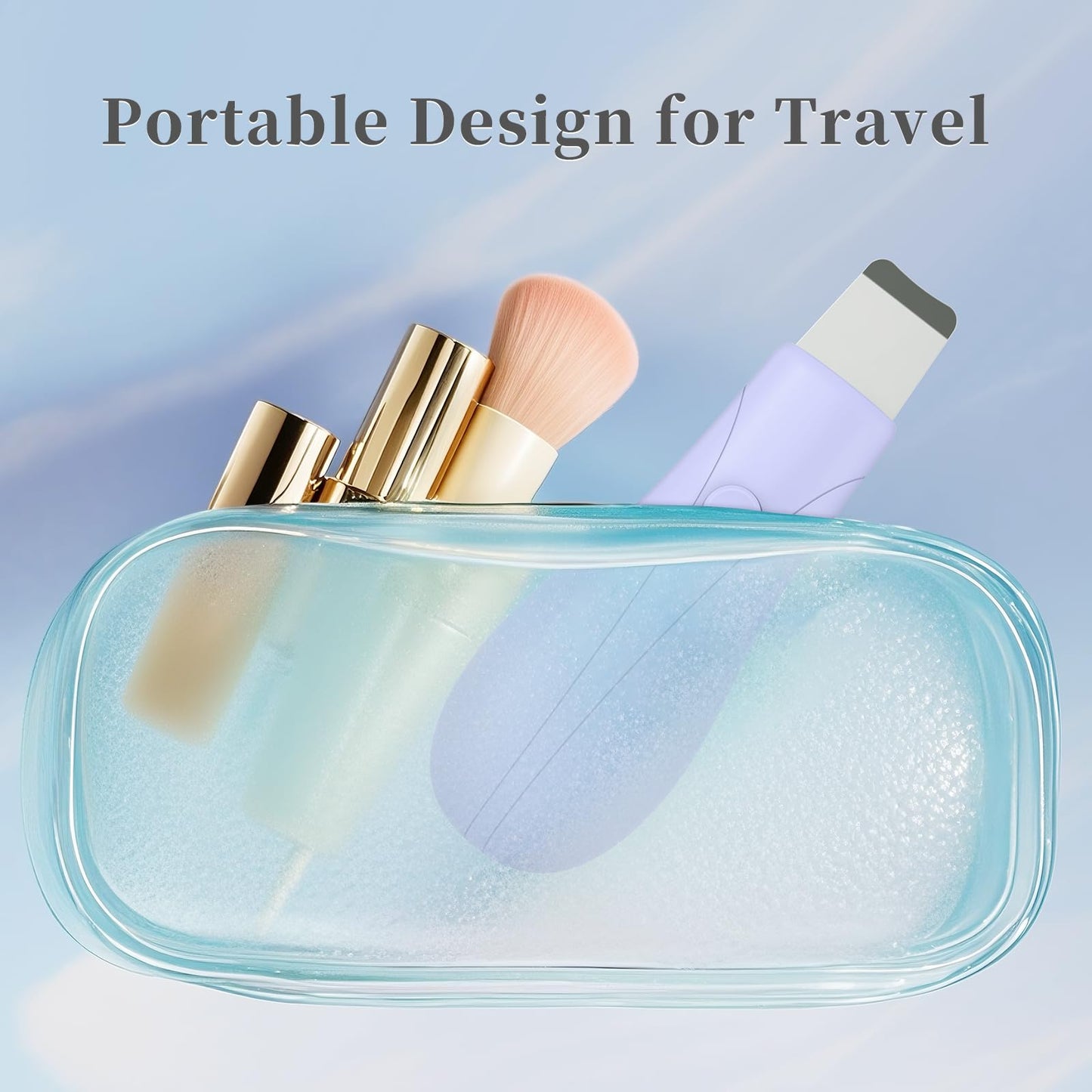 Blackhead Remover Tools, Black Head Remover for Face and Nose, Deep Pore Cleaner for Daily Skin Care, Skin Care Tools for Men and Women, Travel Blackhead and Whitehead Removal (Purple)