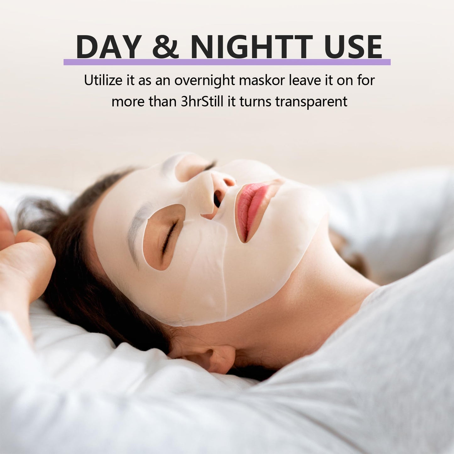 YUOLITA Deep Collagen Jelly Gel Face Mask,Bio-Collagen Facial Mask for Glass Glow Skin,Hydrating Hydrogel sheet Overnight Mask, low molecular weight collagen for lifting, firming, and moisturizing