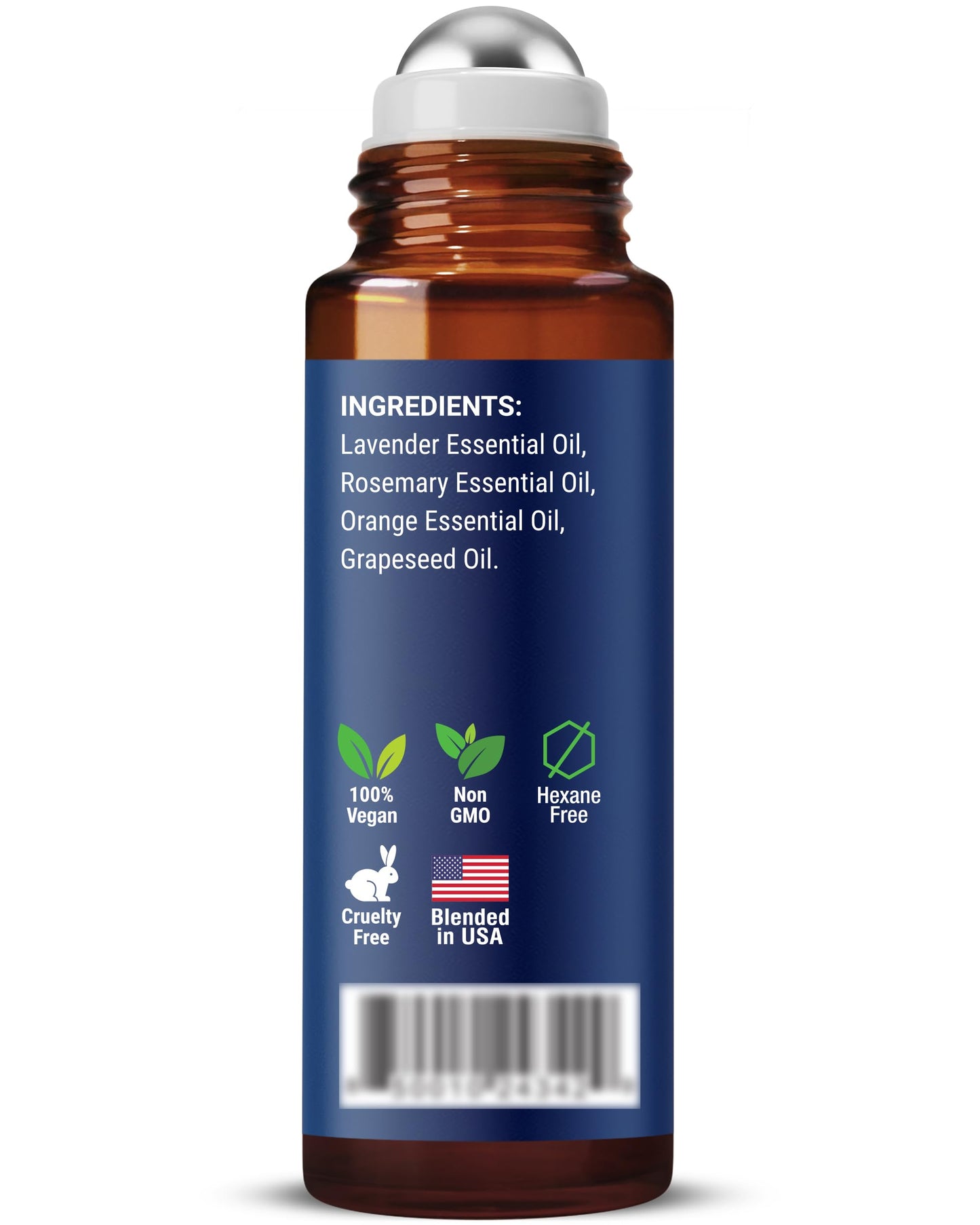 Zen Sleep Essential Oil Roll-On 10 ml - Calming Blend for Serenity & Deep Sleep - Easy-to-Use Roller Ball - Nexon Botanics