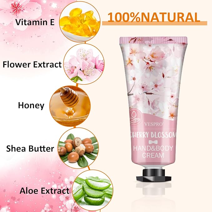 126 Pack Hand Cream Set for Women, Bulk Hand Lotion Travel Size for Dry Cracked Hands, Mini Hand Lotion for Bridal Shower Favors, Thank You Gifts, Employee Appreciation Gifts and Birthday Gifts