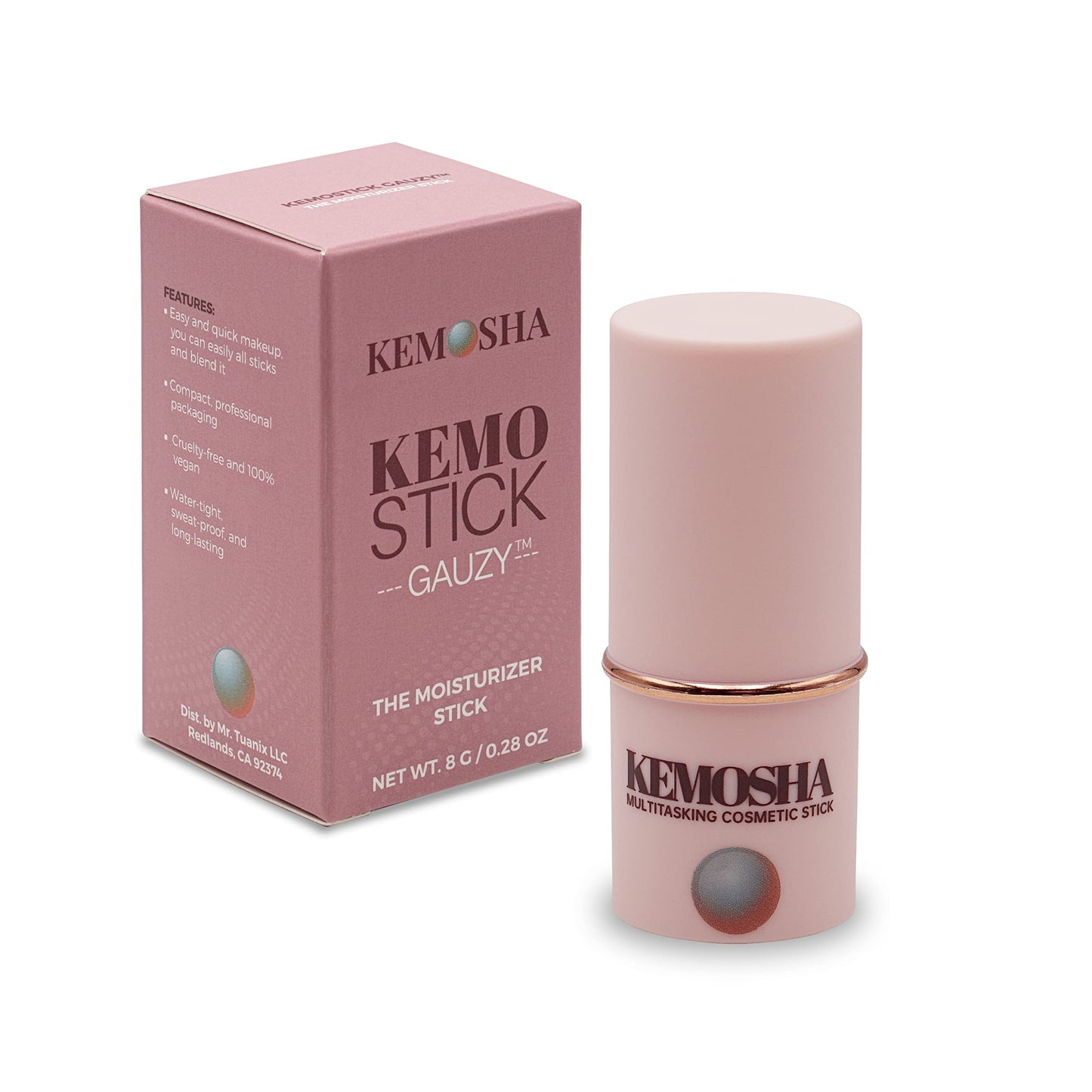 KEMOSHA Kemostick Gauzy Face Moisturizer Stick – Multipurpose Beauty Stick for Face, Lips, Neck – Deeply Hydrating Balm Stick – Vegan Moisturizer Stick for All Skin Types