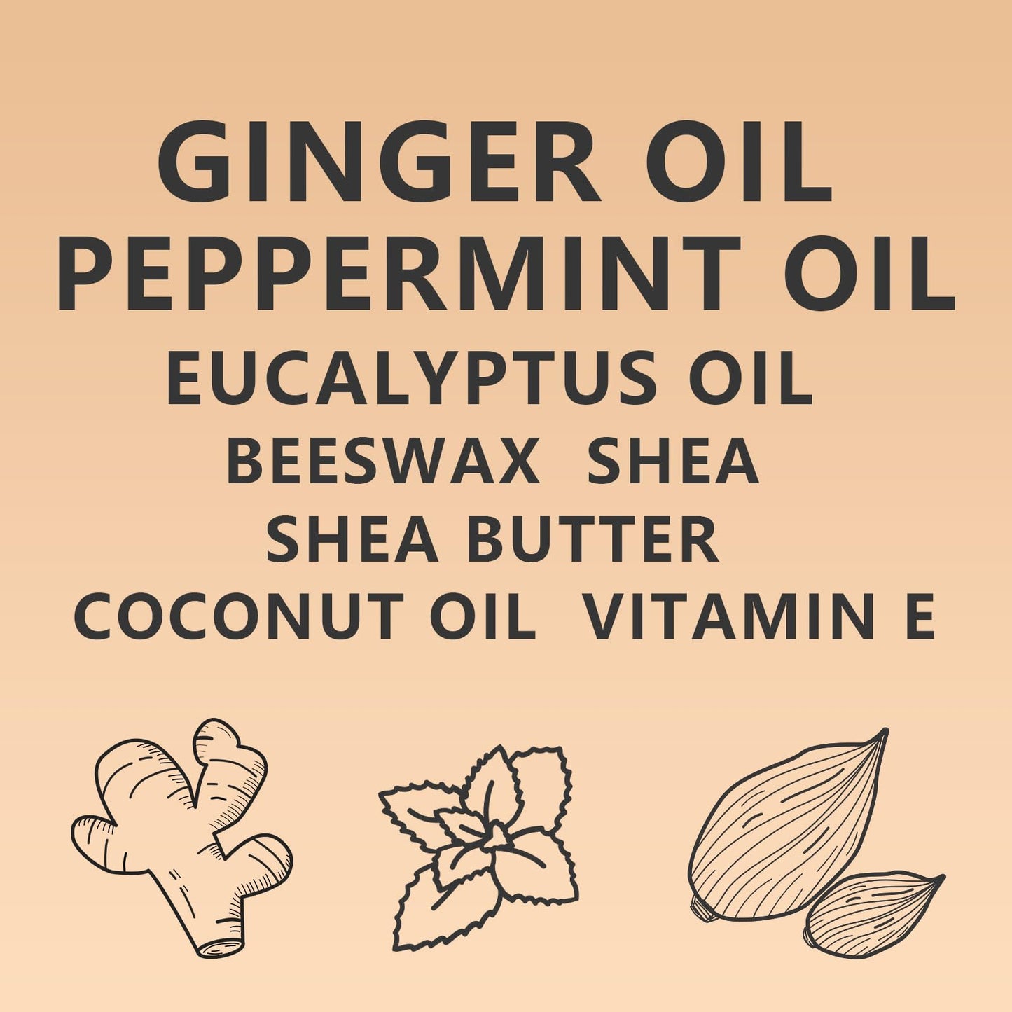 Sweet Ginger Vapor Rub Stick – All-Natural Ginger, Peppermint & Plant Extracts, Plant-Based Herbal Balm, Stick Design Easy-to-Use (2)