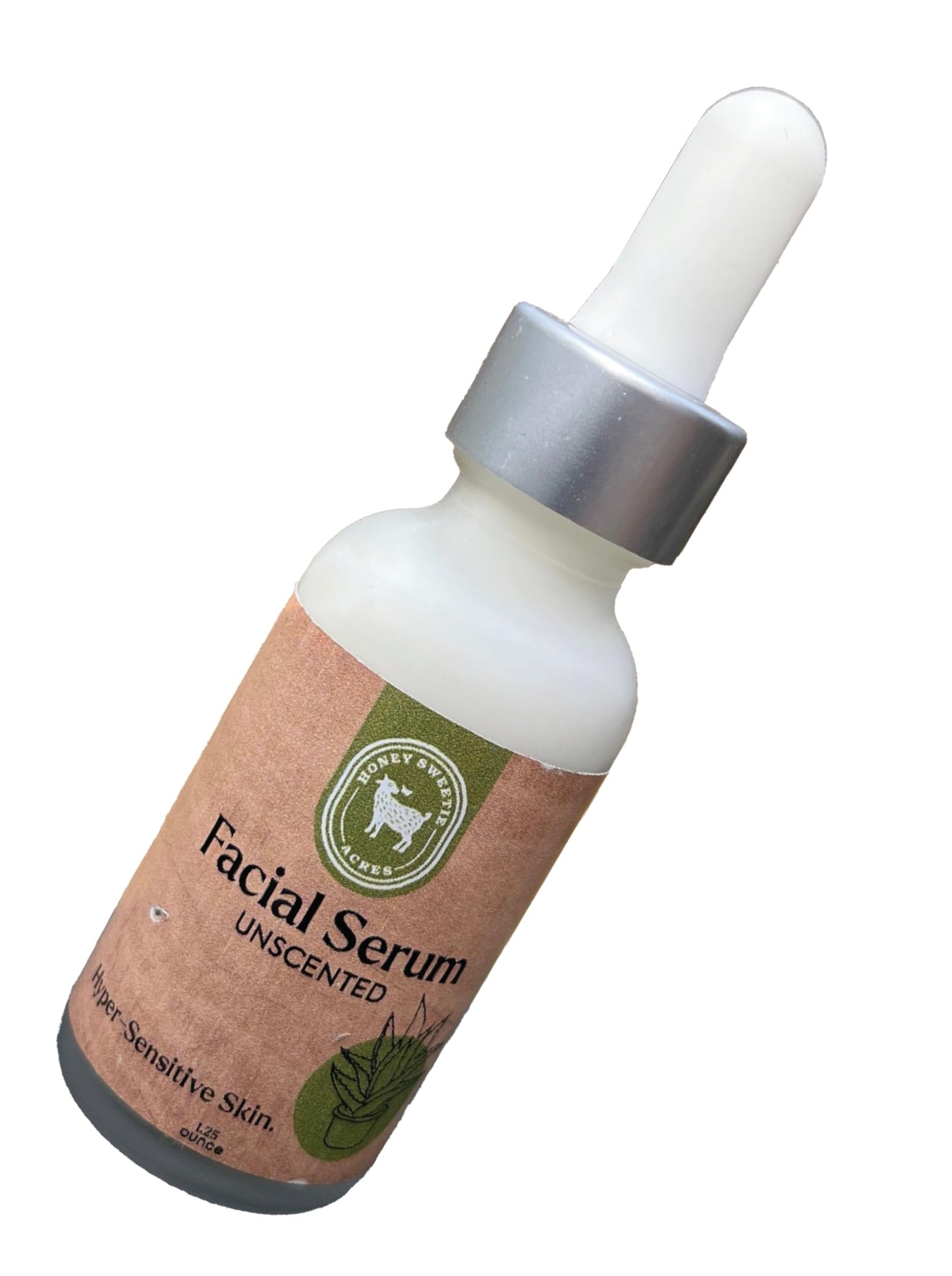 Honey Sweetie Acres Vitamin B Facial Serum with Aloe, Niacinamide, Raw Goat Milk, and Hyaluronic Acid – 1.25 oz