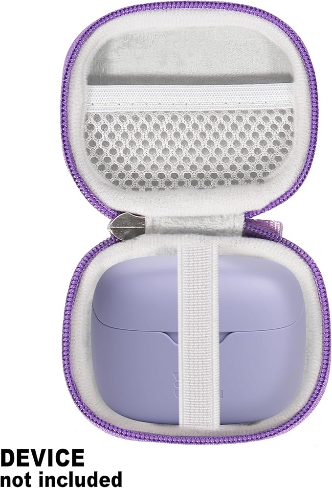 Alltravel Earbuds Case for Tune Buds - True Wireless Noise Cancelling Earbuds (Purple)