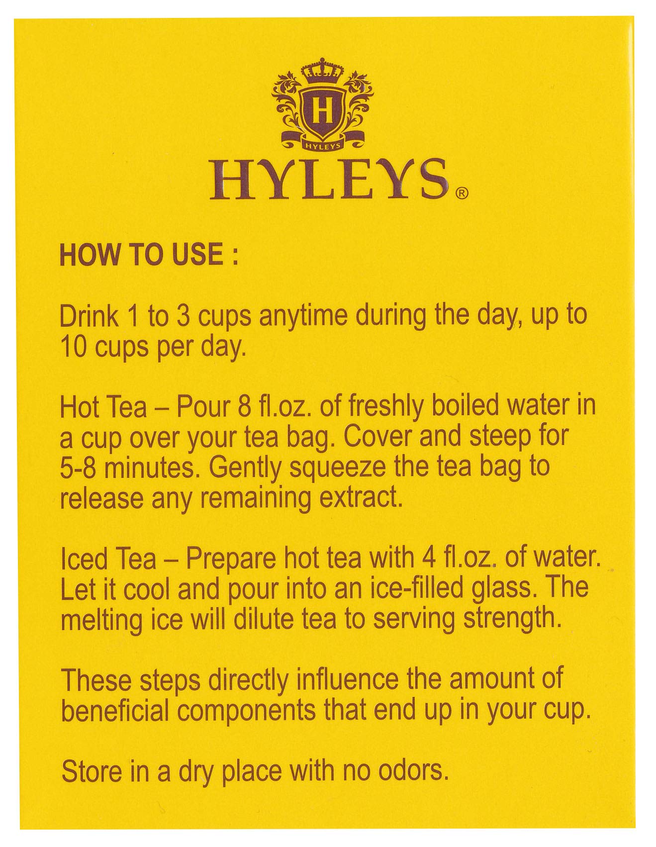 Hyleys Turmeric Tea - Assorted Flavors - 42 Tea Bags - Wellness Herbal Supplement