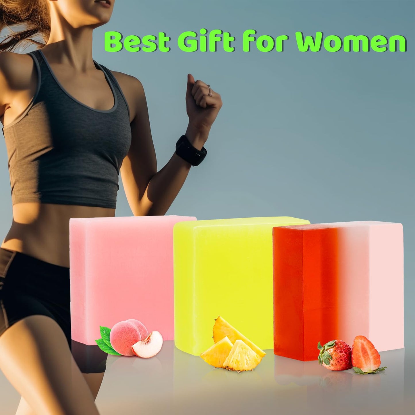 3 Pack Organic Handmade Yoni Soap Bars For Women Ph Balance, Feminine Vaginal Wash V Cleansing Bar Soap for Women, All Natural Soap Bar with Bubble Foam Net, Yoni Wash Away Odor (P+P+S)