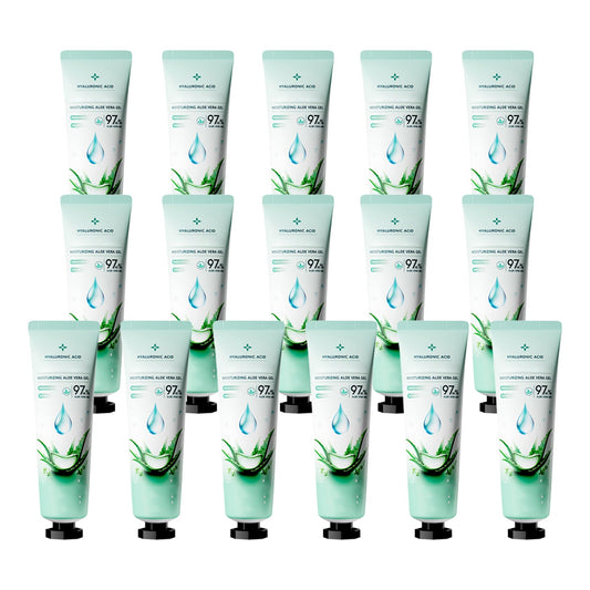 16PCS Aloe Vera Gel for Face and Body,Hydrating Aloe Vera Gel,Cooling Refreshing After Sun Lotion,Soothing Non-Sticky After Sun Lotion Set,Travel Size Body Skincare Cream, 1.05 Oz