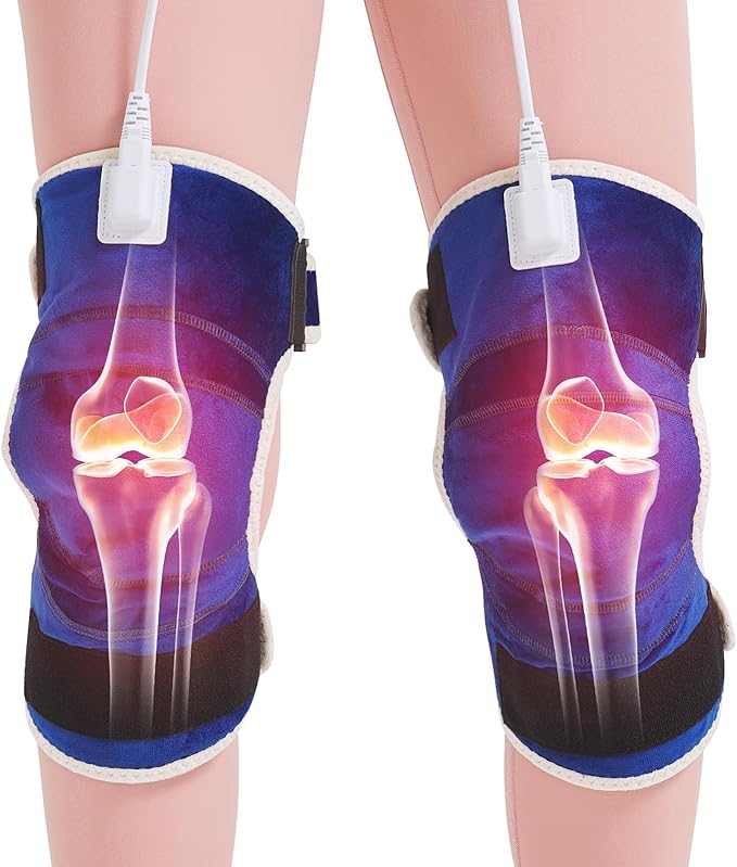 Knee Heating Pad for Pain Relief,Heating Pad for Knee for Aching,Heated Brace for Joint Pain, Soreness Swelling,Auto Shut Off,86℉~158℉ Adjustable Temp