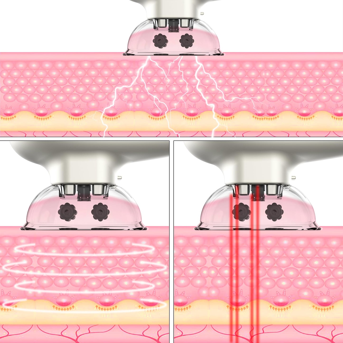 Azhien 3-in-1 Body Sculptor,Body Sculpting Massager for Stomach,Waist,Belly, Arms,Legs,Thighs,Back Massage Tool,Body Exercise Machine,Skin Tightening Device