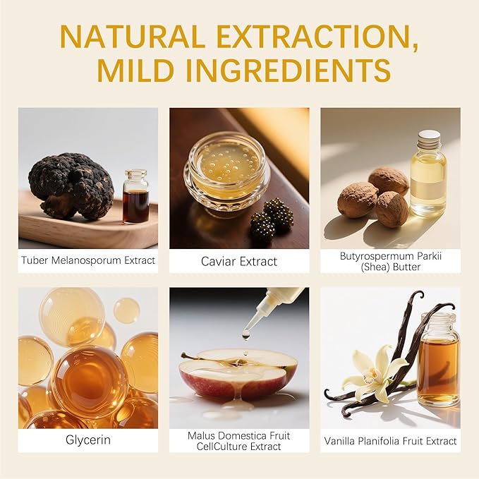 Champagne Lift Body Creme, Anti-Aging Skin Tightening with Lifting Formula, Deep Hydrates Dry Skin Arms & Legs. (Vanilla Flavour)