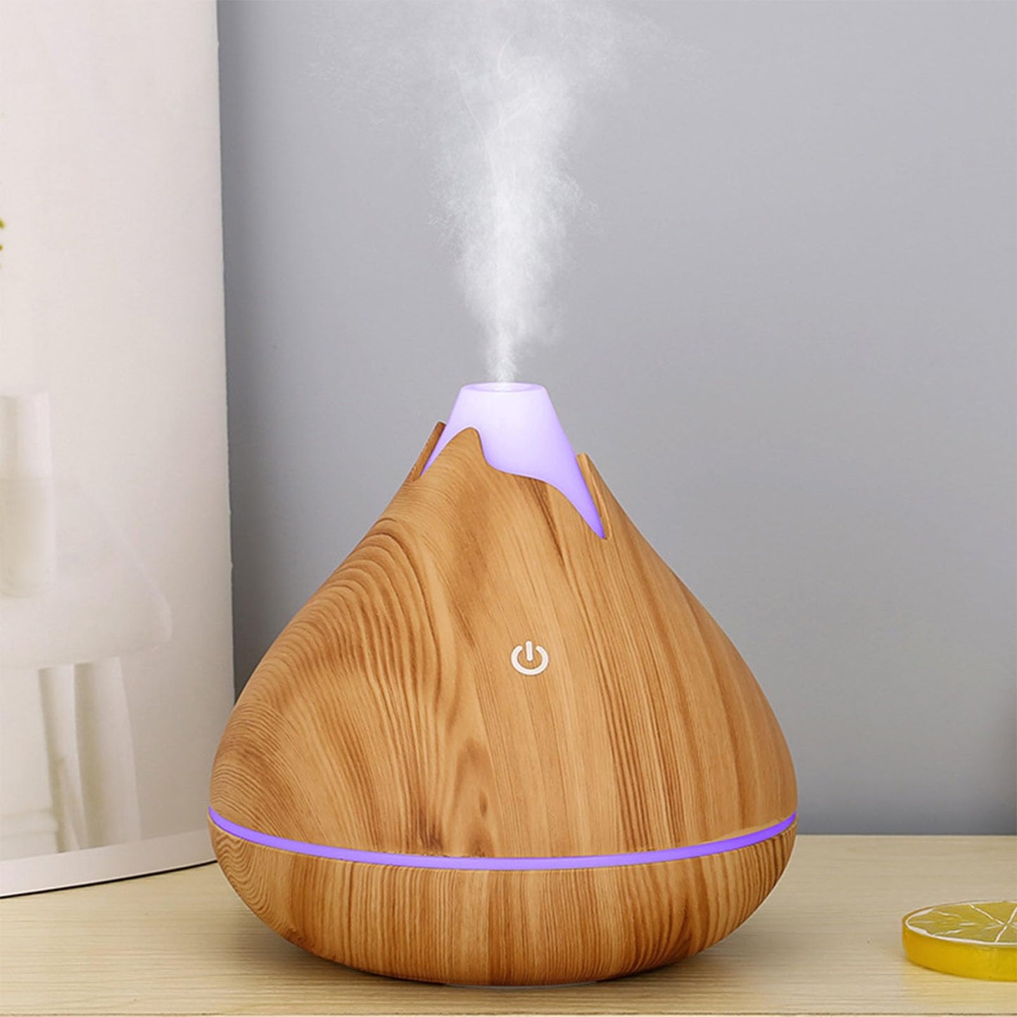 Topyond Desktop USB Humidifier Multi Functional Night Light Mute Aromatherapy Humidifier, Home and Office Moisturize and Refresh, Portable Design, Relaxing Atmosphere
