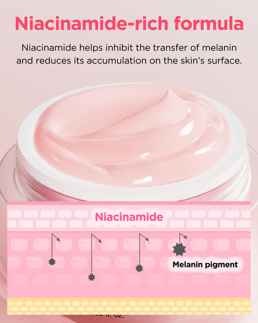 A'SOME Bling Bling Toning Cream Korean Facial Moisturizer with 5% Niacinamide for Radiant Complexion, Pudding Gel Texture with Hyaluronic Acid & 10 Vitamins for All Skin Types, 1.69 fl.oz.