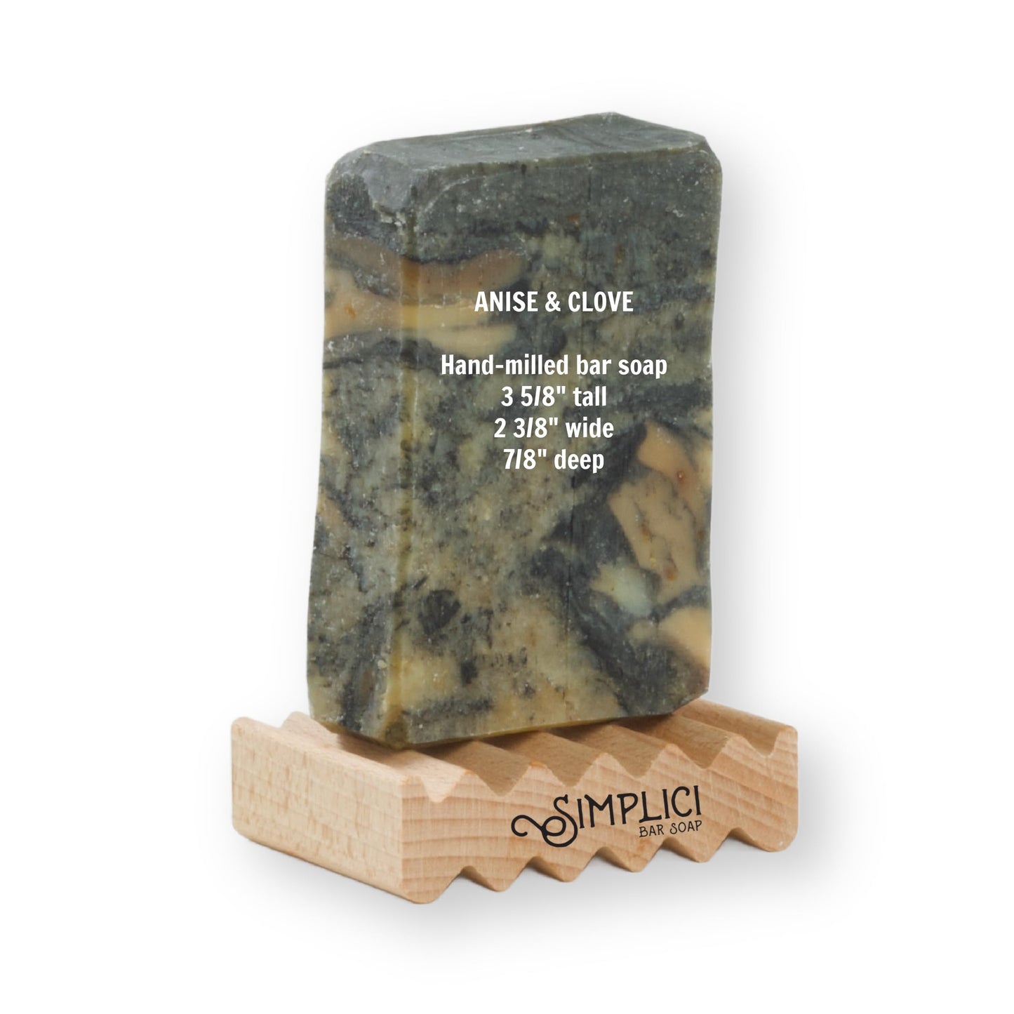 Simplici Anise & Clove Natural Soap (with pure essential oils) 6 Bar Value Bag. Palm Free.