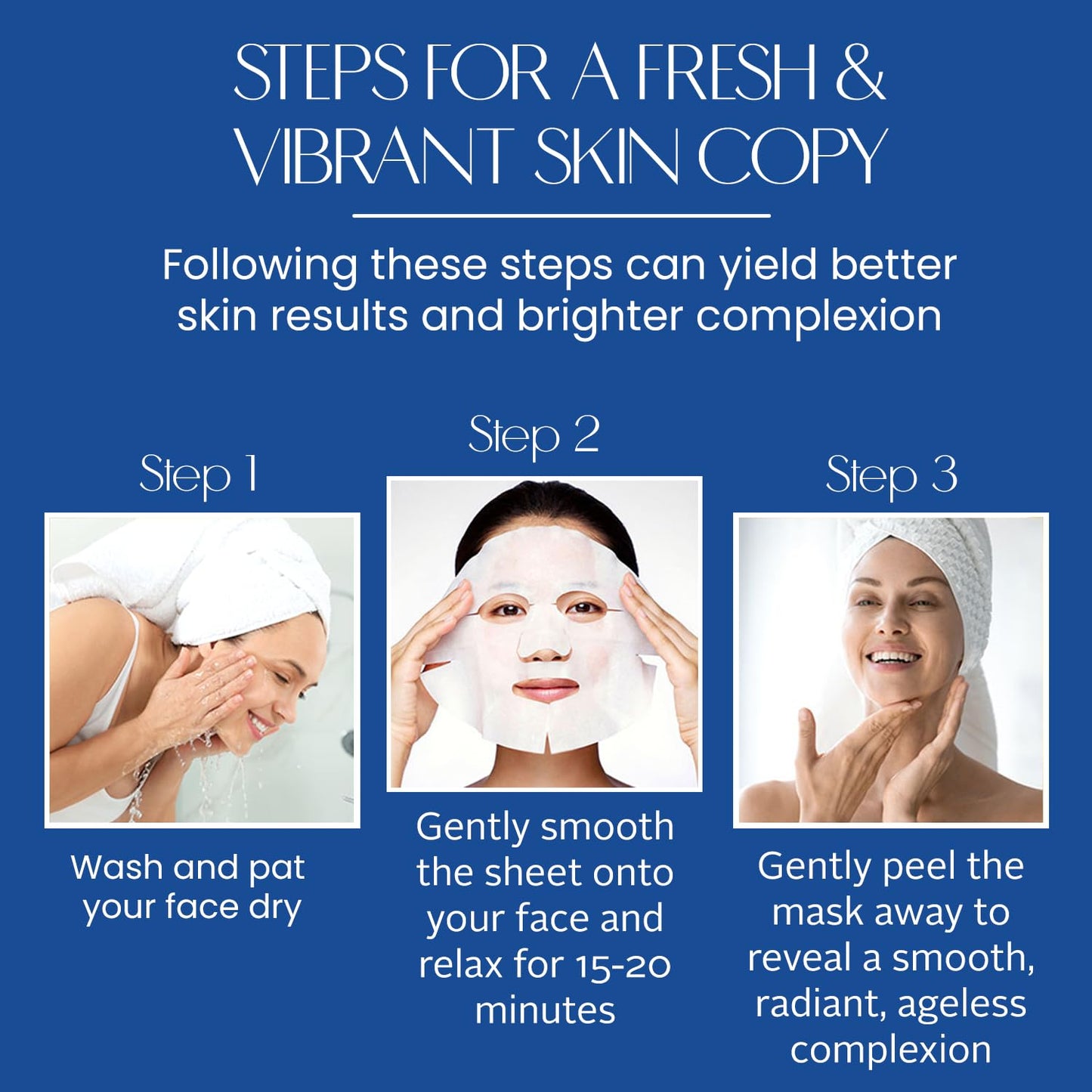 The Beauty Standard Hyaluronic Acid Sheet Face Mask - Skin Firming, Anti-Aging, Moisturizes & Plumps Skin - Dermatologist Tested, Cruelty-Free Korean Skin Care for All Skin Types - 5 Masks (2 Pack)