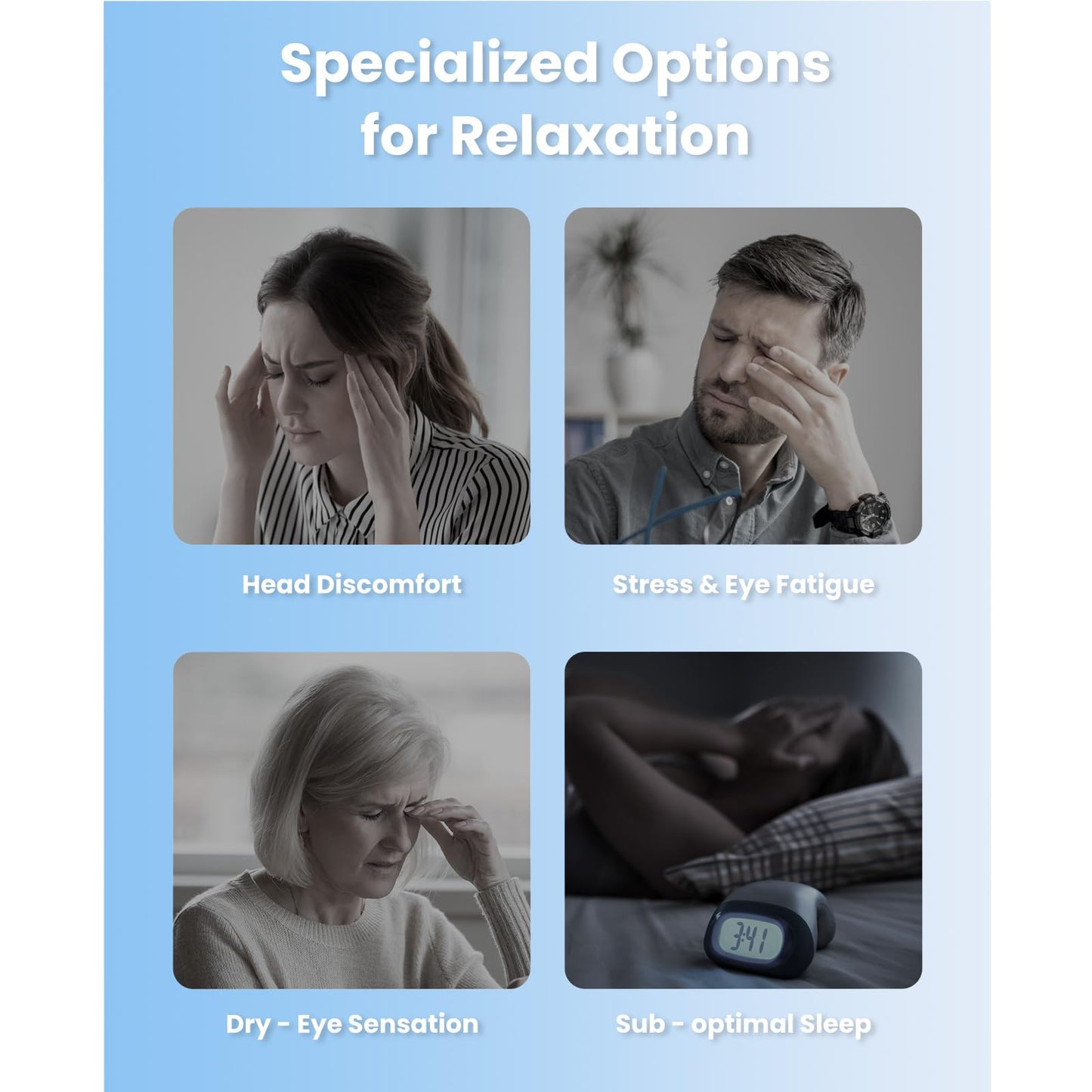 BOB AND BRAD Eye Massager with Heat and Cooling, EyeOasis 3 Eye Mask for Migraine FSA Eligible/HSA Eligible, Heated Face Massager for Dry Eye Strain Relief Improve Sleep, Birthday Gifts for Women Men