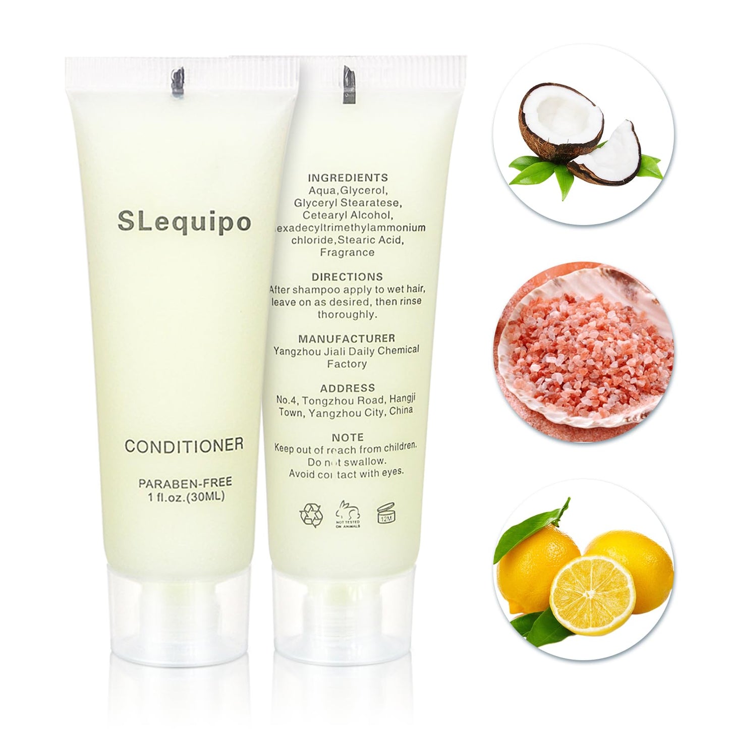 SLequipo 5-IN-1 Hotel Soaps and Toiletries Bulk Set, Hotel Toiletries (100Pcs) 5-Piece Set: 20 Bar Soap 0.5oz, 20 Shampoo, 20 Body Wash, 20 Body Lotion, 20 Conditioner - Mini Guest Toiletries Bulk