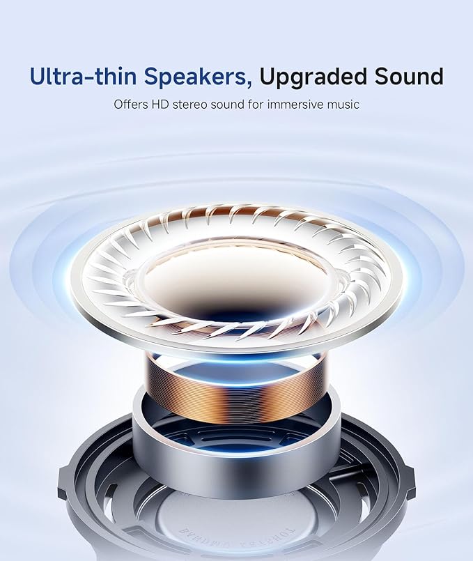 Voerou Sleep Mask with Bluetooth Headphones, Zero Pressure Wireless Sleeping Eye Mask, 100% Light Blocking Sleep Headphones for Side Sleepers, Suitable for Sleep Nap Travel, Cool Gadgets Unique Gifts