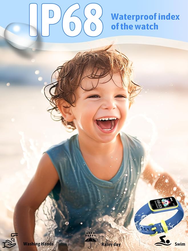 Kids Fitness Tracker,Fitness Watch Waterproof Activity Tracker with HeartRate and Sleep Monitor,Stopwatch,11 Sport Modes,Great Gifts for Girls Boys Kids Age 6-13 Years Olds